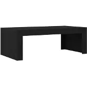 vidaXL Table Basse Chêne Noir 102X50X35 Cm Matière Bois Lumarko