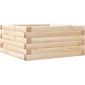vidaXL Jardinière 50x50x23 cm bois de pin massif