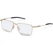 Porsche Design P8779 Square Glasses Doré 145/58 mm Homme