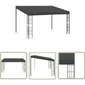 The Living Store Pavillon mural 3x4 m Anthracite Tissu