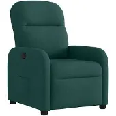 vidaXL Fauteuil relax vert foncé Tissu