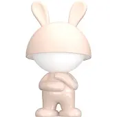 Luxus Europe - Lampe de chevet pour enfant, motif souris rose - Veilleuse LED sans fil pour enfants - Rechargeable par USB-C