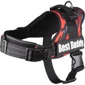 Flamingo Harnais Best Buddy Pluto rouge/camouflage, taille : XL