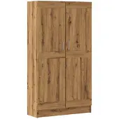 vidaXL Bibliothèque chêne artisanal 82,5x30,5x150 cm bois d'ingénierie