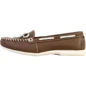 Super Mode Mocassin Cuir LBS - Kaki