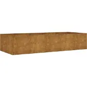 vidaXL Jardinière surélevée 200 x 80 x 40 cm en acier Corten