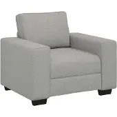 vidaXL Fauteuil gris nuage 100x77x82 cm Tissu