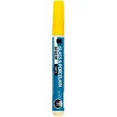 Creativ Company Stylo en verre et porcelaine opaque - Jaune
