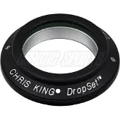Chris King Bearing Cap Dropset 1-4, Griplock, noir mat