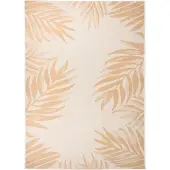 Syfax Tapis à tissage plat d'extérieur 120x170 cm Motif de feuille