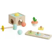 Classic World MONDE CLASSIQUE Boîte éducative en pastel pour les enfants de 6 à 12 mois