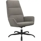 Syfax Fauteuil relax gris clair velours
