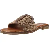 Carmela pour femme. 16316101-CAMEL Sandales 163161 marron (36), Tissu, Plat, Aucun, Casuel