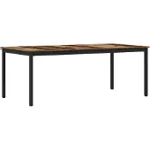 vidaXL Tables de salle à manger, lot de 2, 200 x 100 x 75 cm, aggloméré