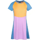 TROLLKIDS Senja Short Sleeve Short Dress Multicolore 116 cm Fille