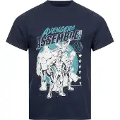 Lizenz M|Avengers Marvel Team Herren T-Shirt FBMTS649NVY