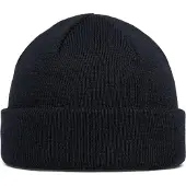 Buff Knitted Beanie Noir