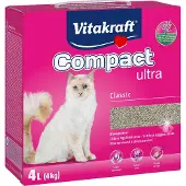 Vitakraft Litiere Compact Ultra - 4 L - Pour Chat