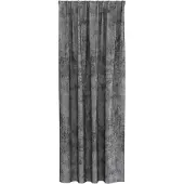 vidaXL Rideaux en velours avec tringles 2 pièces Gris 245 x 140 cm Velours