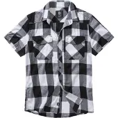 Brandit Chemise gris chiné / noir / blanc