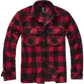 Brandit Chemise 'Jeff' rouge / noir