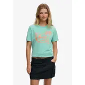 Superdry Roadside Trade Relaxed Short Sleeve T-shirt Vert S Femme