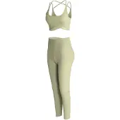 Yeaz Femmes, Leggings, Classy (L), Vert