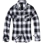 Brandit Chemisier 'Amy' noir / blanc