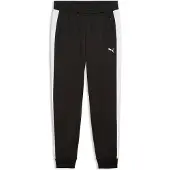Puma Pantalon de sport 'ESS T7' noir / blanc