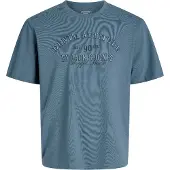 Jack&Jones PLUS Plus T-Shirt 'JJEDenver' bleu fumé / bleu foncé