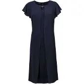 Goldner Robe fourreau marine