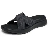 SKECHERS Mule 'Go Walk Flex' gris / noir