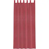 vidaXL Voile Rideaux avec poches pour tringles 2 pcs. Bordeaux
