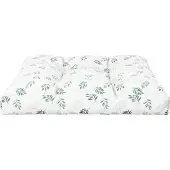 vidaXL Coussin De Palette Motif De Feuilles 80x80x12 Cm Tissu