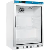 Saro Réfrigérateur HK 200 GD V2 avec 1 porte vitrée - 129 litres, blanc