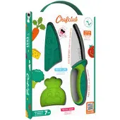 Chefclub Couteau enfant vert -