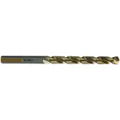 RUKO Din 338 Uni Hsse-co 5 Helical Ø 9.5 Mm Metal Drill Bit 10 Units Doré