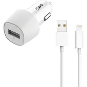 2GO 797252 Kfz Ladegerät USB auf Lightning inkl. Lightning Kabel ws