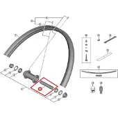 Shimano Hb-m9210 Y2lf98030 Hub Axle Argenté