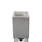 Saro Poubelle en acier inoxydable 60 L, Apollo