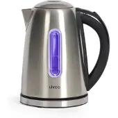 Livoo Bouilloire En Acier Inoxydable 1,7 L Gris