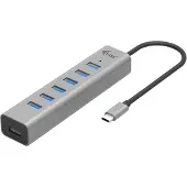 I-Tec Metal 7 Port Usb C Hub Argenté