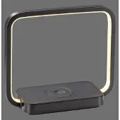 JUST LIGHT OMARI LED Tischleuchte Warmweiss Dimmbar 2,5W schwarz 11019-18