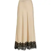 Vila Jupe 'VIEllette' beige / noir