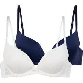 Dorina Soutien-gorge 'SONIA' ivoire / bleu foncé