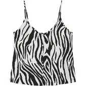 Vero Moda Haut 'VMMYMILO' gris clair / noir
