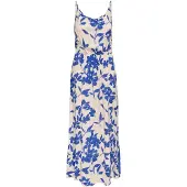JDY Robe d’été 'JDYSEZEN' crème / bleu