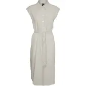Vero Moda Robe-chemise 'VMMYMILO' gris argenté