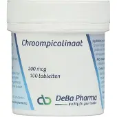 Deba Picolinate de chrome 200 mcg chrome 100 pc(s) Comprimé(S)