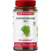SuperDiet Ginko biloba Bio Circulation 80 pc(s) Comprimé(S)